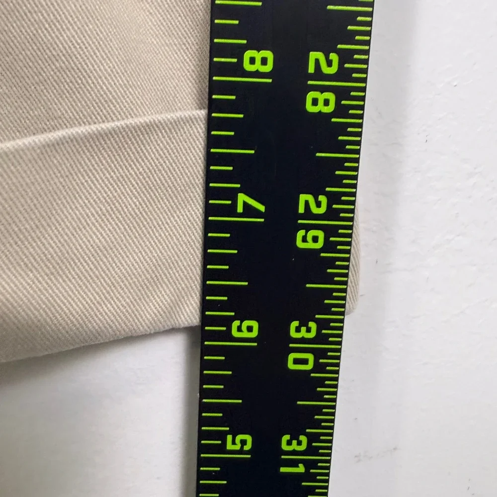 Polo Ralph Lauren Hammond Pant Mens 35x30 Beige Pleated Front Classic Chino Cuff